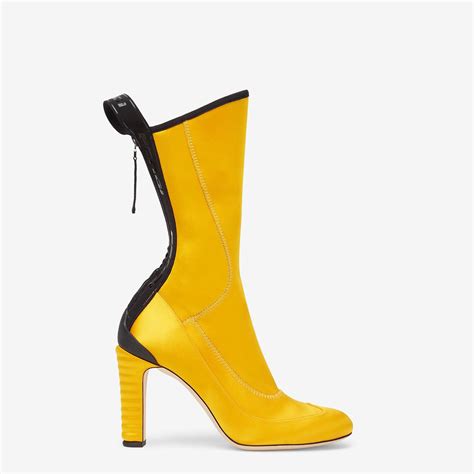 bottes fendi jaune|Chaussures .